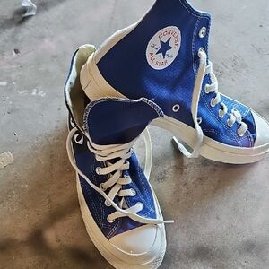 Converse Classic Blue and White High-Tops
